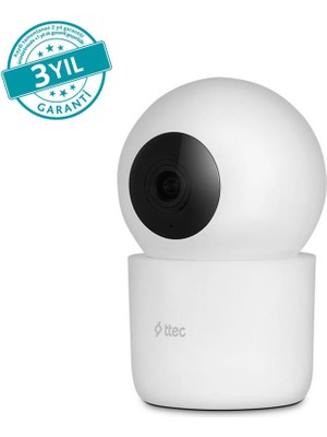 Ttec Wizi Pro 2 Full Hd 360° Tak Çalıştır Wi-Fi Akıllı Kamera