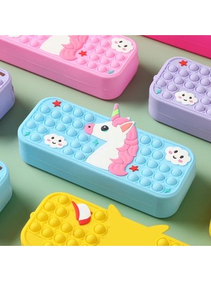 Bifeng Shop NO.531 Tarzı Lolede Sevimli Unicorn Dekompresyon Kalem Kutusu Kawaii Kalem Kutusu Öğrenci Kalem Çantası Cartable Scolaire Fille Kırtasiye Okul Öğeleri (Yurt Dışından)