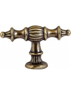 Koldoor Gözde Antik Sarı Mobilya Dolap Mutfak Çekmece Kulpu Düğme 1 Adet