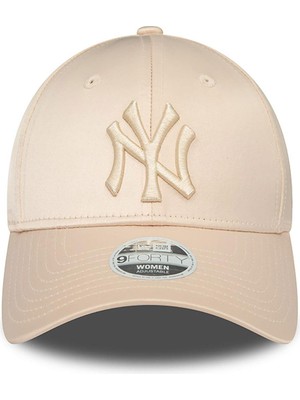 New Era Kadın Şapka New York Yankees Saten Bej