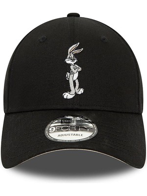 New Era Bugs Bunny Looney Tunes Siyah 9FORTY Ayarlanabilir Unisex Şapka