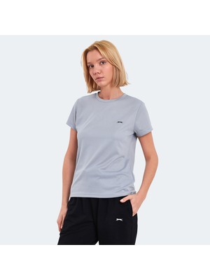 Slazenger RACING Kadın Tişört Açık Gri