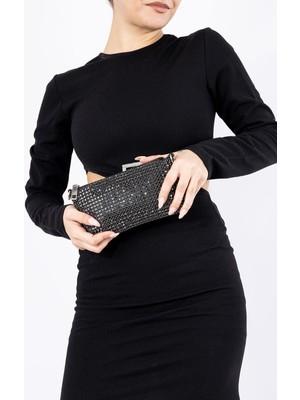 Getcho Arvo Kadın Taş Işlemeli Clutch Portföy ve Abiye Çanta