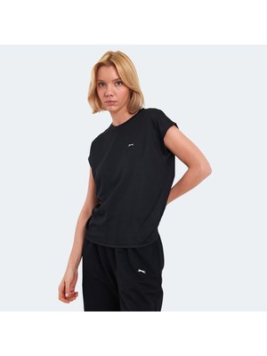 Slazenger RAKHI IN Kadın Tişört Siyah