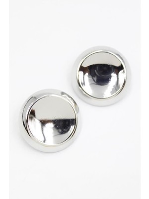 Öfi Plaka Küpe - Gümüş