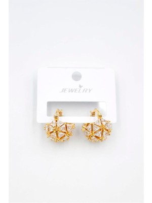 Öfi Baget Çanta Küpe - Altın