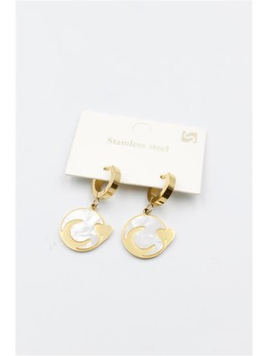 Öfi Sedef Hilal Küpe - Altın