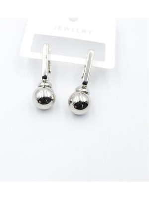 Öfi Top Küpe - Gümüş