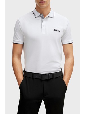 Boss Pamuklu Regular Fit Düğmeli Polo Yaka T Shirt Erkek Polo Yaka T Shirt 50469102 100