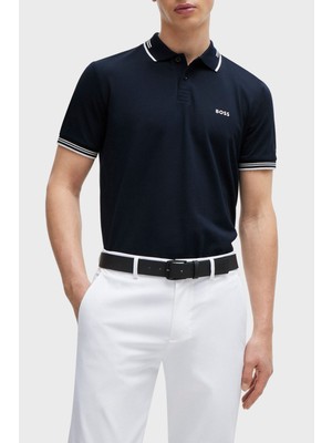 Boss Pamuklu Slim Fit Düğmeli Polo Yaka T Shirt Erkek Polo Yaka T Shirt 50506193 402