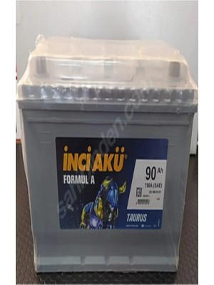 İnci 12 V 90 Amper "ters Kutup Baş" Inci Akü . Yeni Üretim