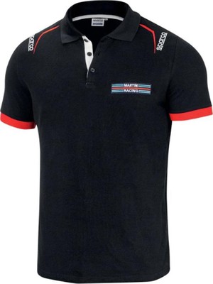 Sparco Martini Racing Polo Embroıderıes Siyah T-Shirt L Beden