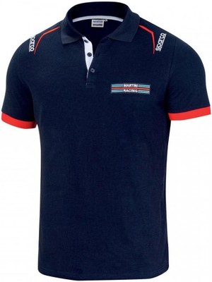 Sparco Martini Racing Polo Embroıderıes Lacivert T-Shirt S Beden