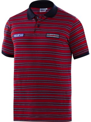 Sparco Martini Racing Polo Sportline Kırmızı L Beden