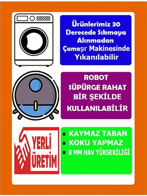 Dinarsu Kaymaztabanlı Yıkanabilirhalı