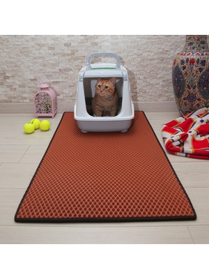 Paspas Car 60X110 cm Kedi Tuvalet Önü Paspası Taba