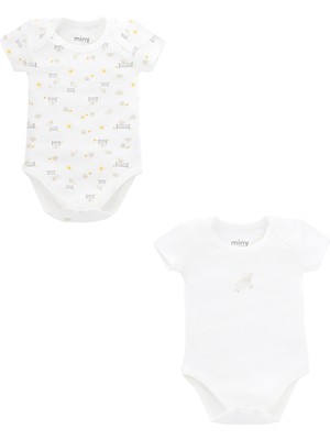 Minycenter Unisex Bebek 2lı Body Set