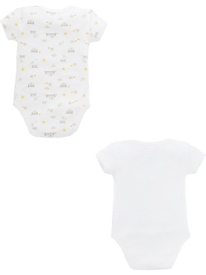 Minycenter Unisex Bebek 2lı Body Set