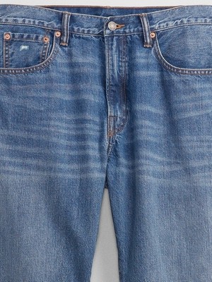 Gap Erkek Mavi Geri Dönüştürülmüş Içerikli Washwell™ Original Straight Jean