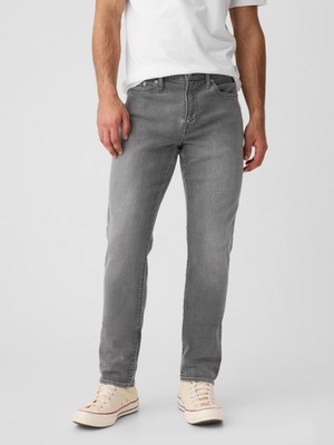 Gap Erkek Gri Gapflex Soft Wear Slim Jean Pantolon