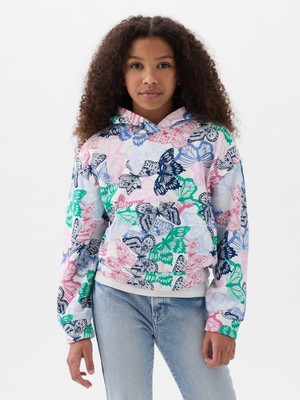 Gap Kız Çocuk Çok Renkli Grafikli Sweatshirt