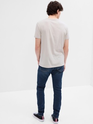 Gap Erkek Mavi Gapflex Slim Taper Washwell™ Jean Pantolon