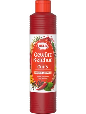 Hela Gewürz Ketchup Curry Leicht Scharf 800 ml Almanya Menşeli Hafif Baharatlı Sos