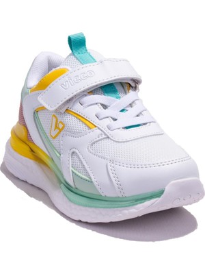 Vicco Massa 346F24Y112C Beyaz Pudra Ortopedik Kız Çocuk Spor Ayakkabı