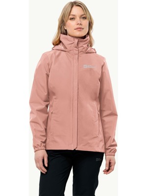 Jack Wolfskin Stormy Poınt 2L Kadın Pembe Ceket 1111202-2919