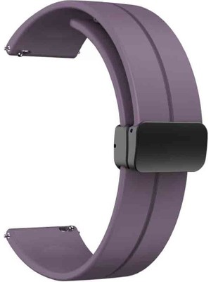 Pilanix Fossil Gen 6 Için 22 mm Klasik Model Manyetik Kopçalı Kayış-Kordon Krd-84