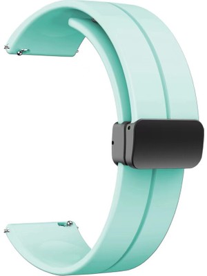 Pilanix Google Ticwatch S2 Wear Os Için 22 mm Klasik Model Manyetik Kopçalı Kayış-Kordon Krd-84