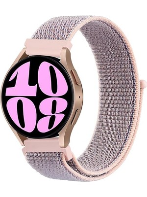 Pilanix Google Ticwatch S2 Wear Os Için 22 mm Hasır Kumaş Desenli Naylon Kayış-Kordon Krd-03