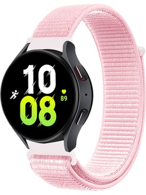 Pilanix Google Ticwatch S2 Wear Os Için 22 mm Hasır Kumaş Desenli Naylon Kayış-Kordon Krd-03