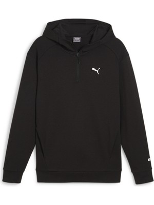 Puma 67891401 Rad/cal Half-Zip Siyah Erkek Kapüşon Yaka Regular Fit Sweatshirt