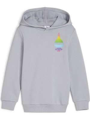 PUMA x Trolls Hoodie Erkek Çocuk Gri Sweatshirt 62482663