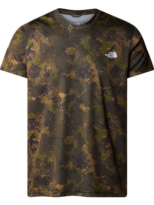 The North Face M Reaxıon Amp Crew Prınt Erkek T-Shirt NF0A8874WJO1