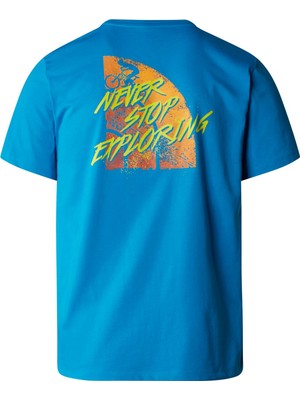 The North Face M Foundatıon Tracks Graphıc Tee Erkek T-Shirt NF0A882YRI31