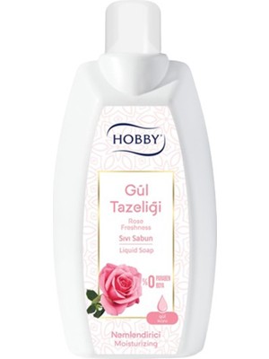Hobby Gül Kokusuyla 1500 ml Sıvı Sabun Nemlendirici Özelliği ile Tazelik Sunar