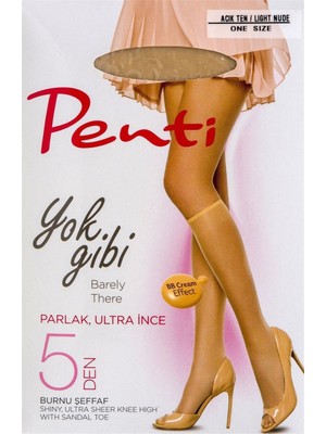 Penti Yok Gibi 5 Den Pantolon Çorabı Açık Ten