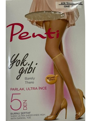 Penti Yok Gibi 5 Den Pantolon Çorabı Ten