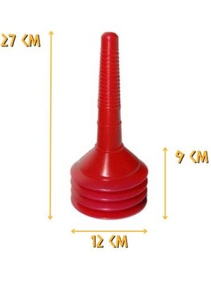Izmir Fırça Körüklü Vantuz Pompa Eko - Gider Pompası - 27 Cm.