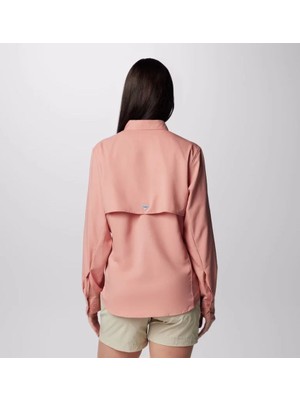 Columbia Womens Tamiami Iı Ls Shirt Kadın Uzun Kollu Gömlek Pembe FL7278-644