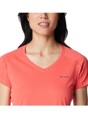 Columbia Women's Zero Rules™ Short Sleeve Kadın V Yaka Tişört AL6914-608