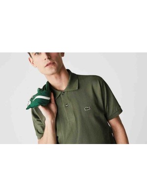 Lacoste Polo Classıc Fit Haki Tshırt