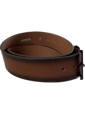 Fossil Taba Hakiki Deri 4,5 cm Erkek Kemeri