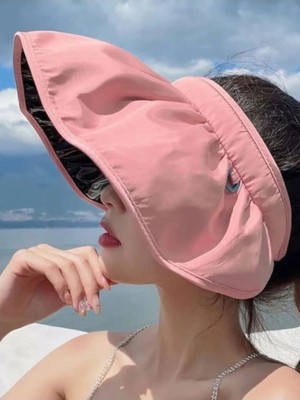 Tezzgelsin Kadın Geniş Siperli Uv Korumalı Vizör Şapka