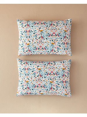 English Home Charming Lines 2'li Yastık Kılıfı Yeşil