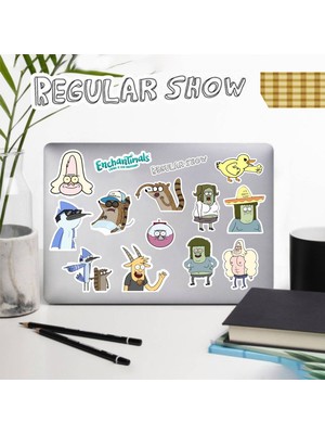 Hediyene Bak Regular Show Laptop Notebook Telefon Kılıfı Sticker Paketi