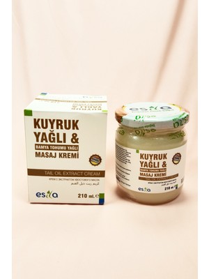 Royaleks Esila Kuyruk Yağlı Masaj Kremi 210ML Akıllı Krem Royaleks