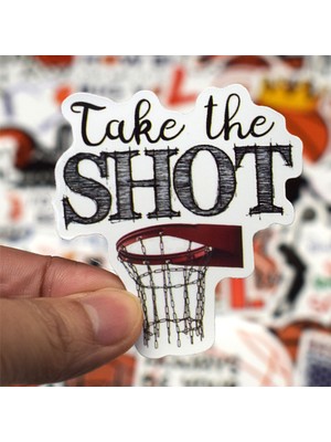 Hediyene Bak Basketbol Laptop Notebook Telefon Kılıfı Sticker Paketi